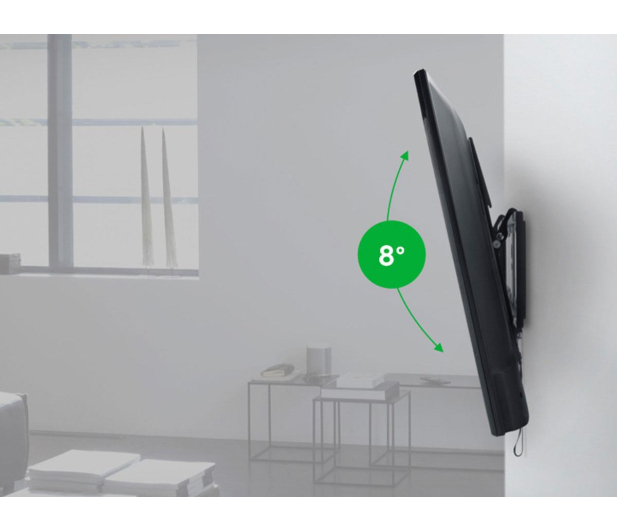 One For All WM4625 Uchylny uchwyt do TV 32"-90", 60kg, 600x400, Czarny - 1589594 - zdjęcie 6